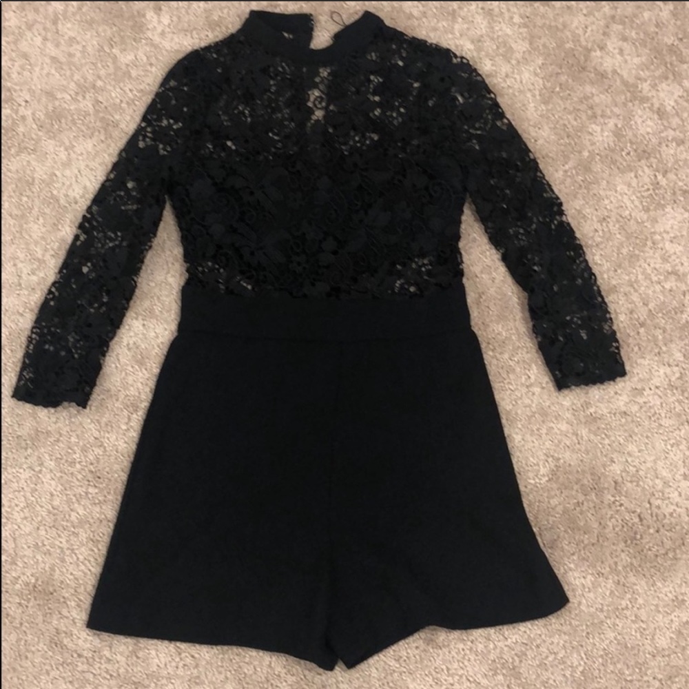 Romper lace black